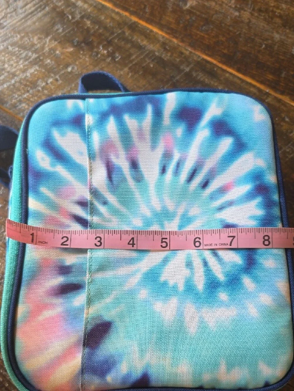 Pottery Barn Kids Blue Tie-Dye Lunch Bag